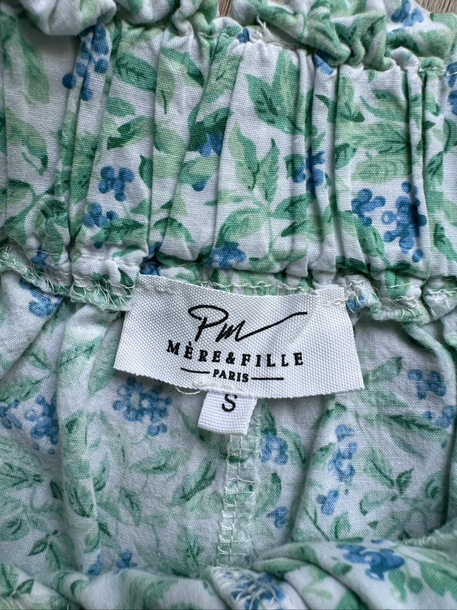 🌿 Short floral Mère & Fille Paris – Tamanho P – photo 3